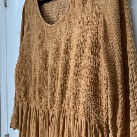 Mustard yellow cottagecore dress - Picture 4 of 8